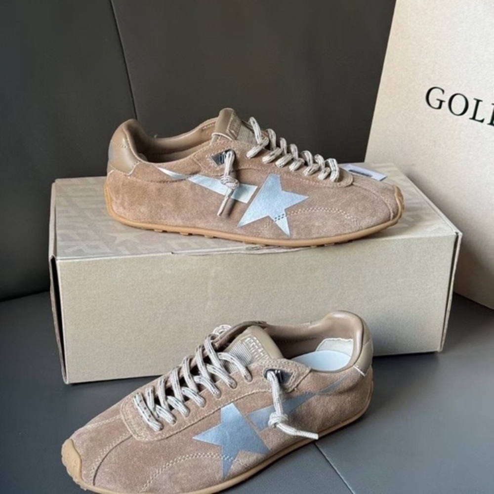 Golden Goose Tan and White Loafers - Picture 8 of 8
